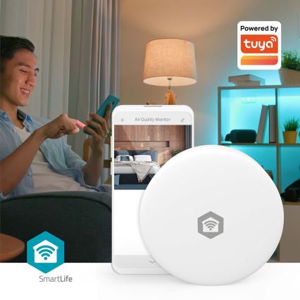Intelligenter Luftqualitätsmonitor SmartLife Wi-Fi Tuya