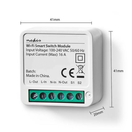 Smart-Schalter SmartLife Wi-Fi 230V