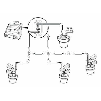 Intelligente Wasserpumpe 4xAA IPX3