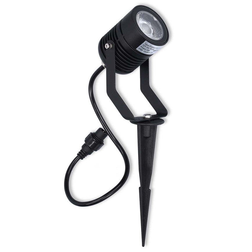 3er-Set SmartLife dimmbare RGBW-LED-Außenleuchten, 3 W, 230 V, IP65, Wi‑Fi (Tuya), schwarz