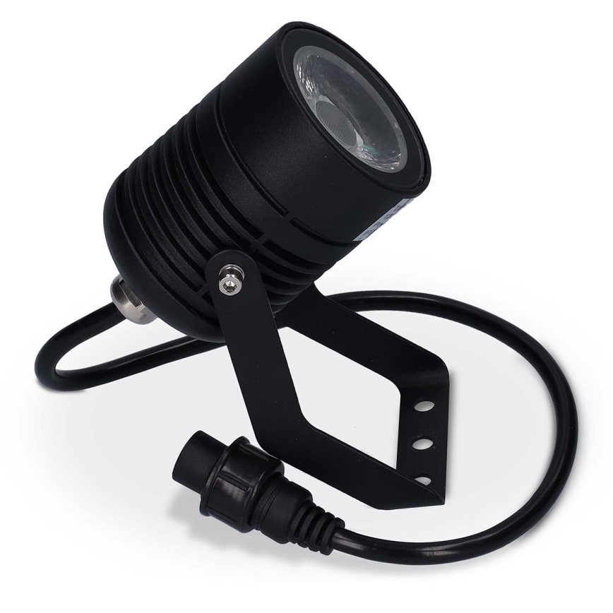 3er-Set SmartLife dimmbare RGBW-LED-Außenleuchten, 3 W, 230 V, IP65, Wi‑Fi (Tuya), schwarz