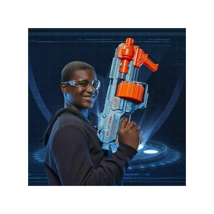 Nerf - Kinder-Pistole Elite 2.0 Shockwave RD-15 Blaster mit Zubehör