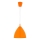 Netzkabel EDI 1xE27/60W/230V 90 cm orange