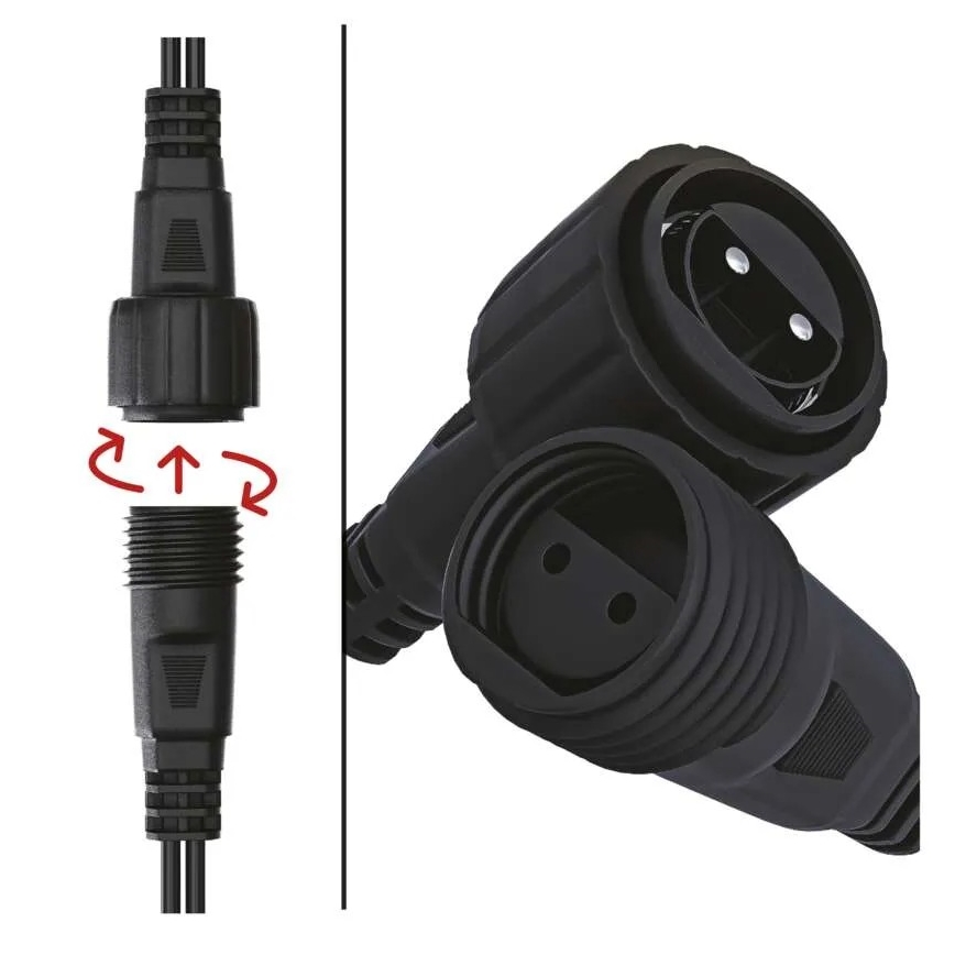 Netzteil für verbundbare Weihnachtsbeleuchtung, 12 W/230 V, IP44