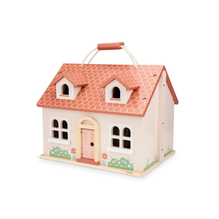 New Classic Toys - Puppenhaus aus Holz rot
