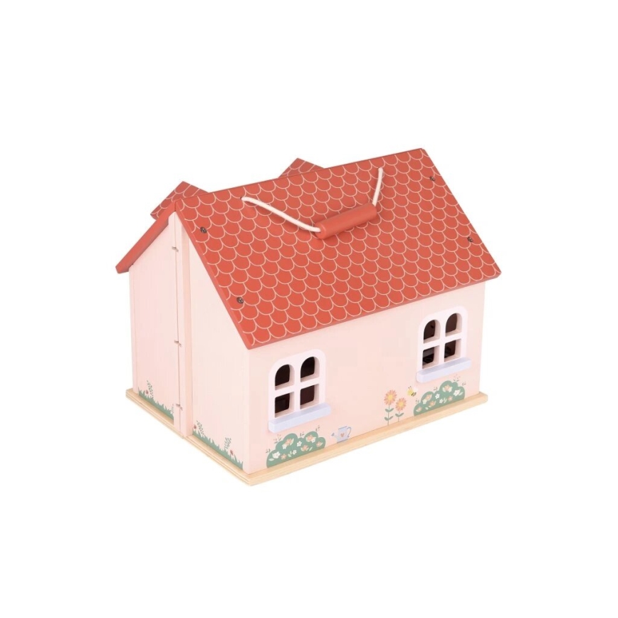 New Classic Toys - Puppenhaus aus Holz rot