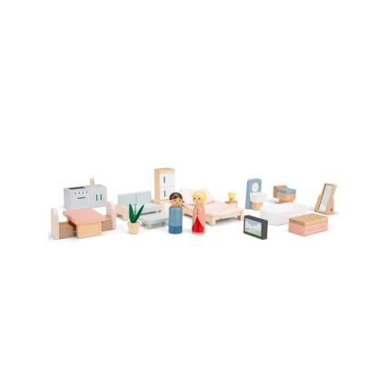 New Classic Toys - Puppenhaus aus Holz rot