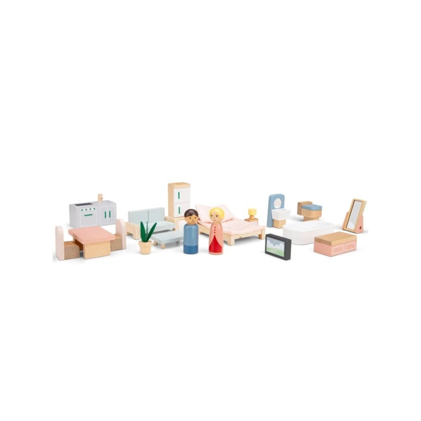 New Classic Toys - Puppenhaus aus Holz rot