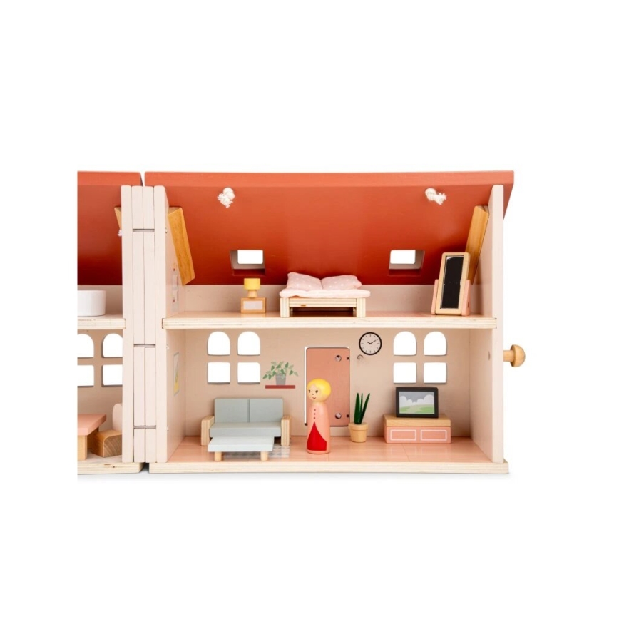 New Classic Toys - Puppenhaus aus Holz rot