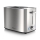 Niceboy ION Cruncher C4 - Toaster mit zwei Schlitzen und Röstaufsatz 850W/230V Edelstahl