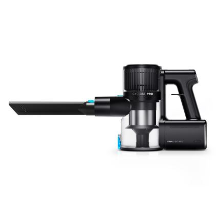 Niceboy ION Hurricane H9 - Flexibler kabelloser Stabstaubsauger 2in1 400W/2200 mAh schwarz