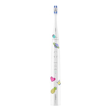 Niceboy ION Sonic Kids - Schallzahnbürste für Kinder IPX7 weiß