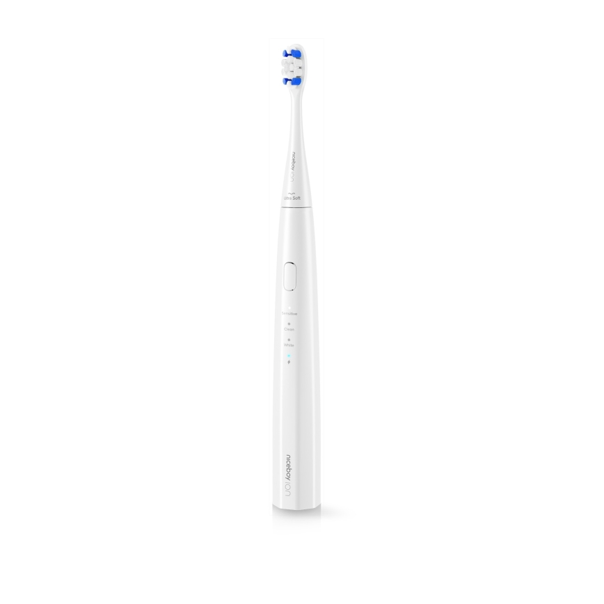 Niceboy ION Sonic Kids - Schallzahnbürste für Kinder IPX7 weiß