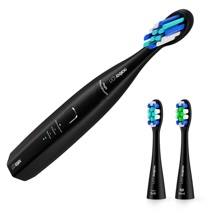Niceboy ION Sonic Lite - Schallzahnbürste IPX7 schwarz