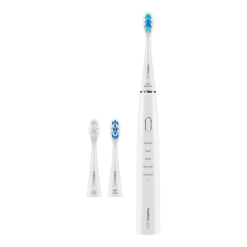 Niceboy ION Sonic - Schallzahnbürste IPX7 weiß