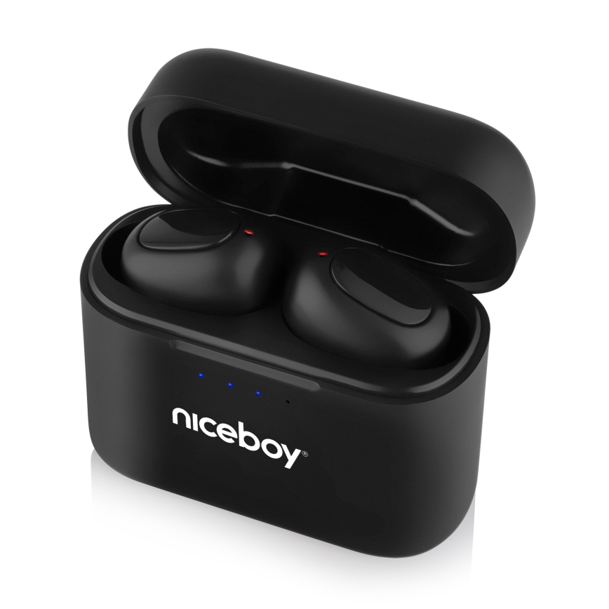 Niceboy Podsie 4 - kabellose In-Ear-Kopfhörer IP54, schwarz