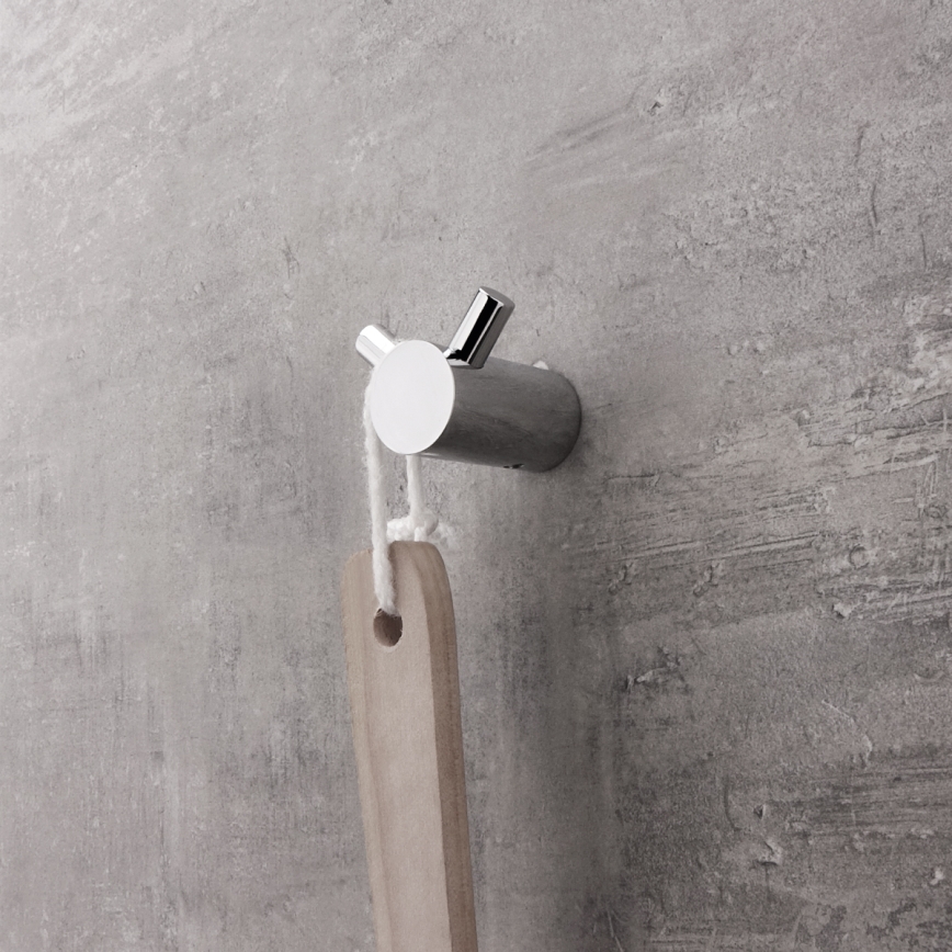 NIMCO BR 11053-26 - Wandhaken BORMO glänzendes Chrom