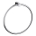 NIMCO BR 11060L-26 - Wand-Handtuchhalter BORMO d 20 cm glänzendes Chrom
