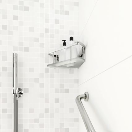 NIMCO Ki 14008-B-26 - Wandablage für Dusche KIBO glänzendes Chrom