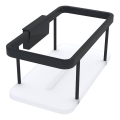 NIMCO Ki-14015-B-90 - Wandablage für Dusche KIBO matt schwarz/weiß