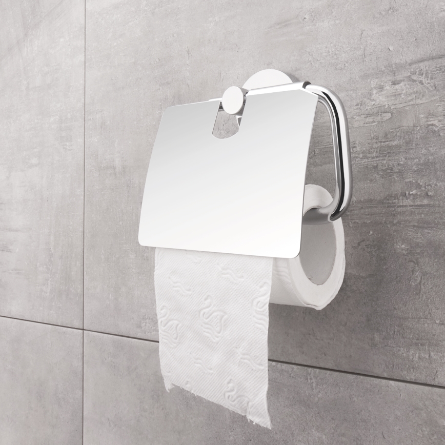 NIMCO UN 13055B-26 - Toilettenpapierhalter UNIX glänzendes Chrom
