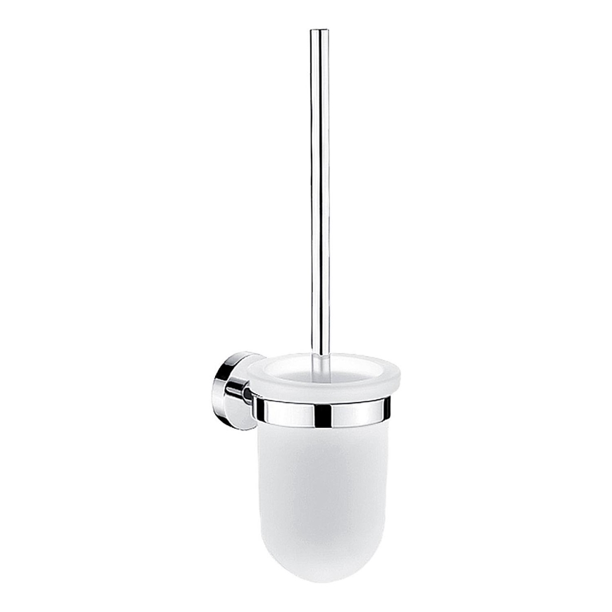 NIMCO UN 13094WN-26 - Toilettenbürste wandmontiert UNIX matt Glas/glänzendes Chrom