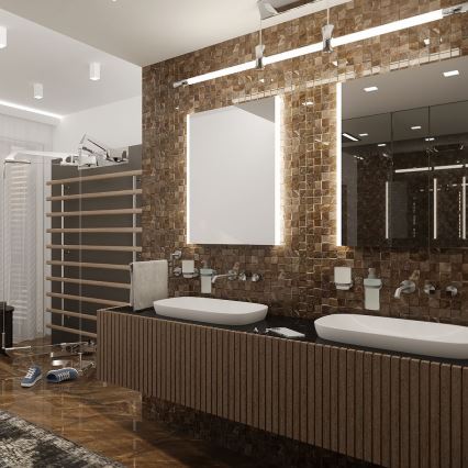 NIMCO ZP 11001 - LED-beleuchteter Badezimmerspiegel LED/21W/230V 6500K 70x50 cm IP44