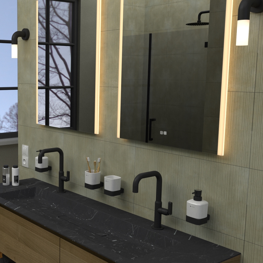 NIMCO ZP 11001VX - LED-dimmbarer, hinterleuchteter Badezimmerspiegel LED/21W/230V 3000-6500K 70x50 cm IP44