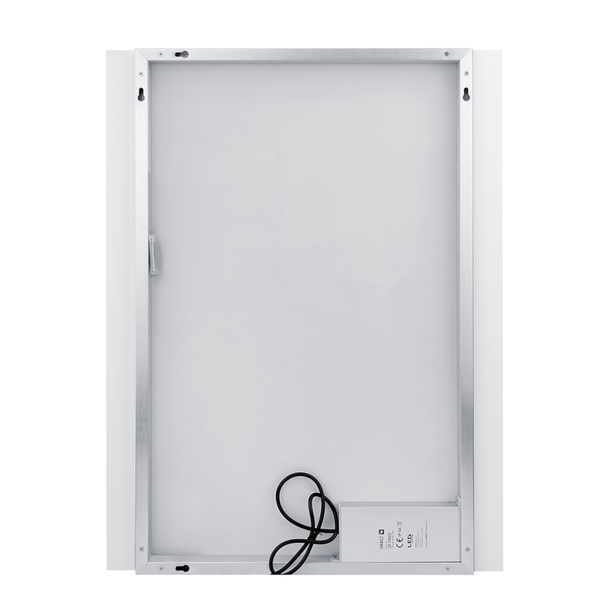 NIMCO ZP 11019 - LED-Badezimmerspiegel mit Hintergrundbeleuchtung LED/21W/230V 6500K 70x90 cm IP44