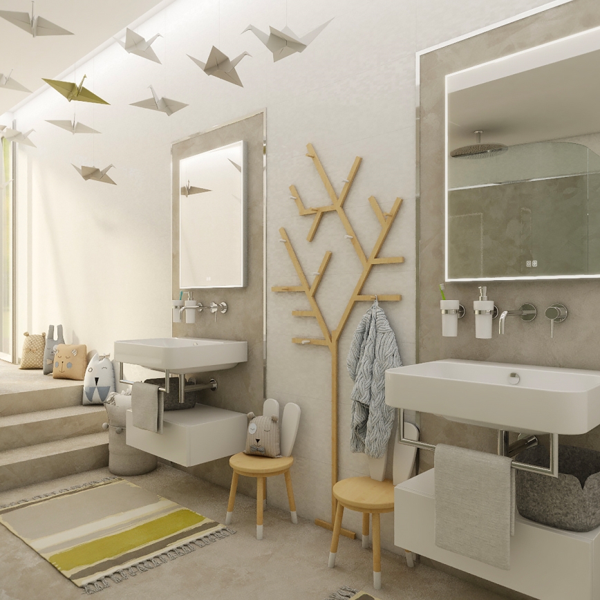 NIMCO ZP 13002VX - LED-dimmbarer, hinterleuchteter Badezimmerspiegel LED/41W/230V 3000-6500K 80x60 cm IP44