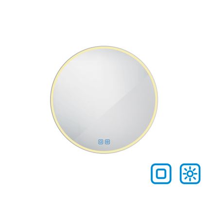 NIMCO ZP 26000RVX - dimmbarer, hintergrundbeleuchteter Badezimmerspiegel LED/26W/230V 3000-6500K Ø 60 cm IP44