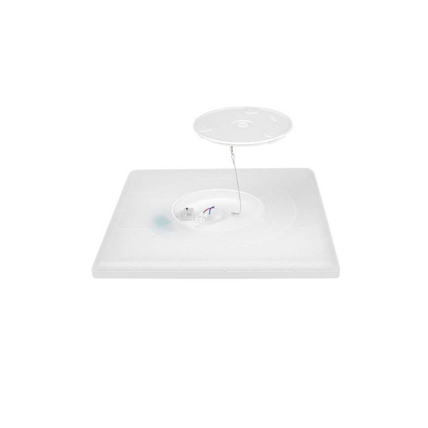 LED Badezimmer-Deckenleuchte NIVERA LED/18W/230V IP54 3000/4000/6000K 30x30 cm Weiß