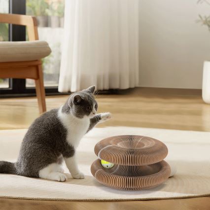 Nobleza - 3-in-1 Kratzbaum für Katzen, braun