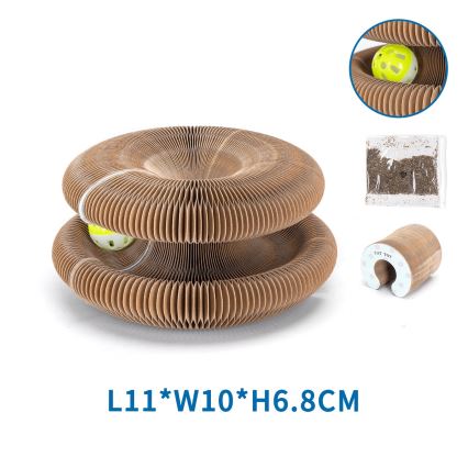 Nobleza - 3-in-1 Kratzbaum für Katzen, braun