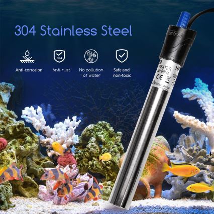 Nobleza - Aquariumheizer 50W Edelstahl