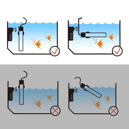 Nobleza - Aquariumheizer 50W Edelstahl