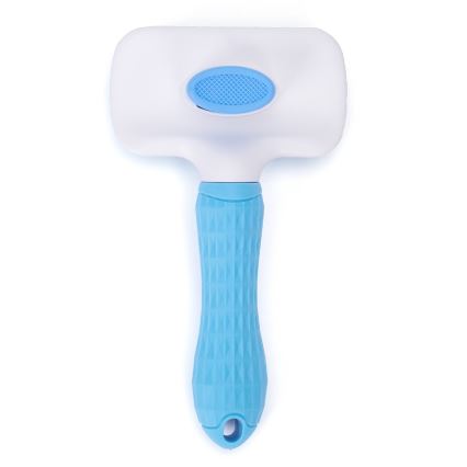 Nobleza - Bürste für Hunde und Katzen blau 10,5 cm