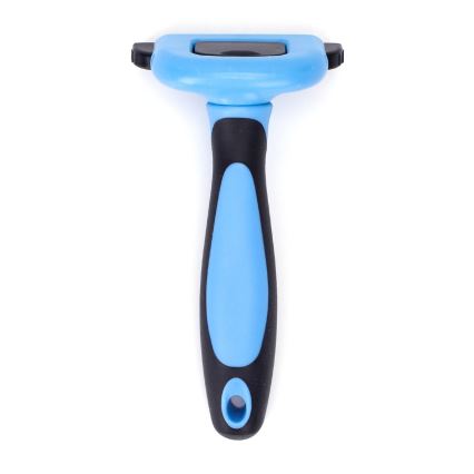 Nobleza - Bürste für Hunde und Katzen blau 7 cm