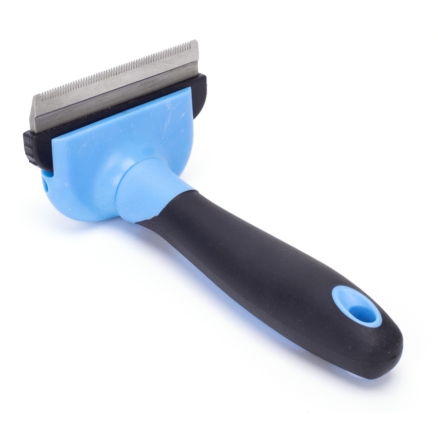 Nobleza - Bürste für Hunde und Katzen blau 7 cm