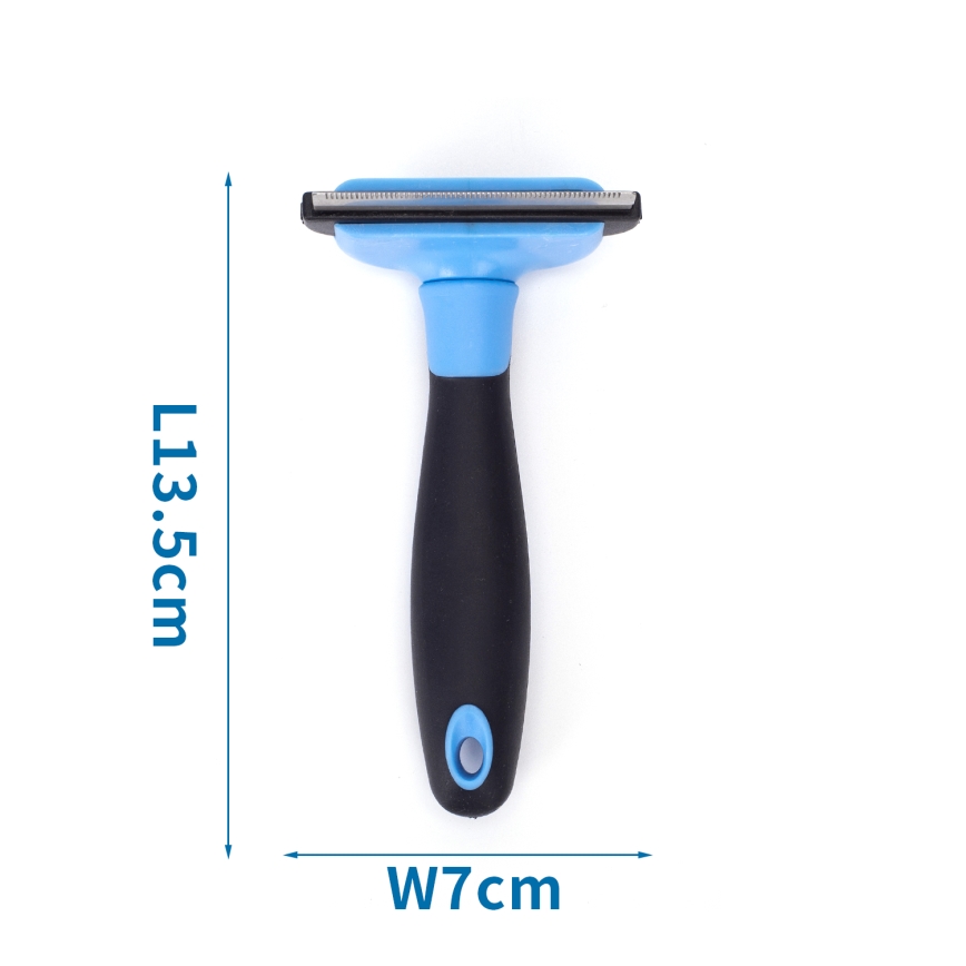 Nobleza - Bürste für Hunde und Katzen blau 7 cm