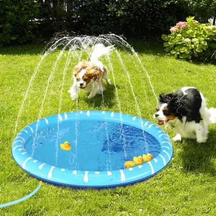 Nobleza - Hundepool mit Wasserspringbrunnen, Ø 1,4 m