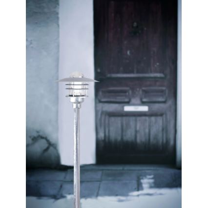 Nordlux - Außenleuchte AGGER 1xE27/60W/230V IP54 silber 83 cm