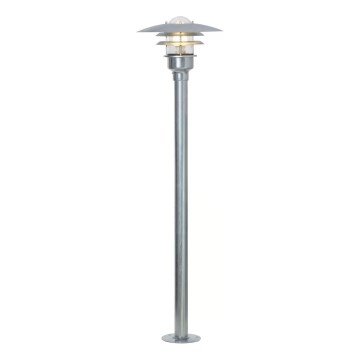 Nordlux - Außenleuchte LONSTRUP 1xE27/60W/230V IP44 matt Chrom 116 cm