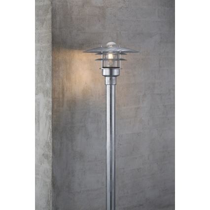 Nordlux - Außenleuchte LONSTRUP 1xE27/60W/230V IP44 matt Chrom 116 cm