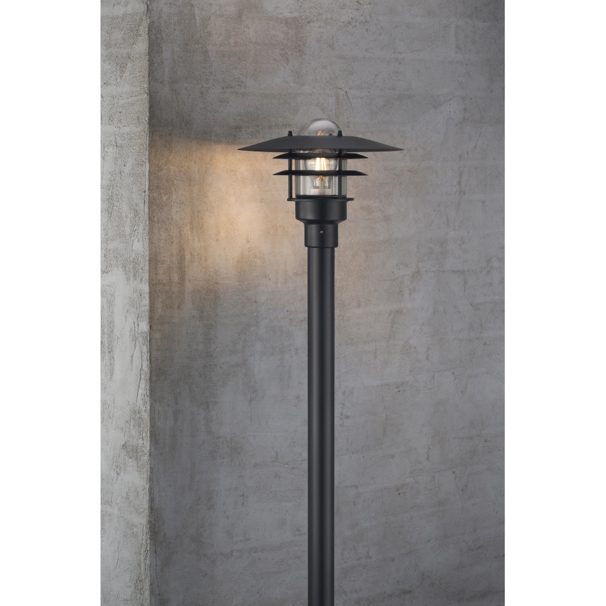 Nordlux - Außenleuchte LONSTRUP 1xE27/60W/230V IP44 schwarz 116 cm