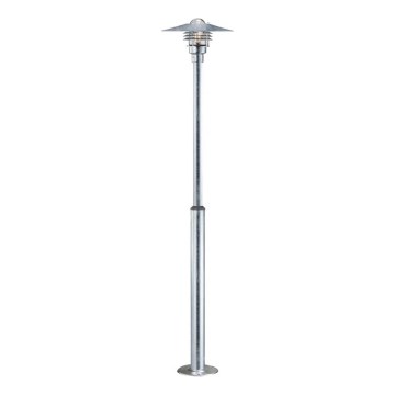 Nordlux - Außenleuchte VEJERS 1xE27/60W/230V IP54 silber 130 cm