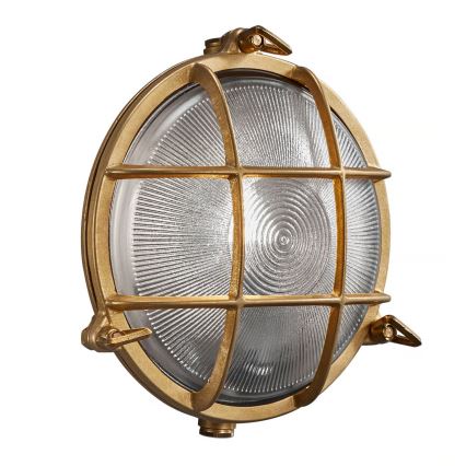 Nordlux - Außenwandleuchte POLPERRO 1xE27/12,5W/230V IP64 Messing