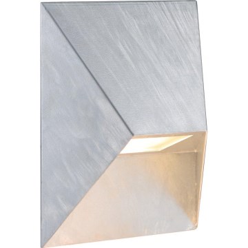 Nordlux - Außenwandleuchte PONTIO 1xGU10/25W/230V IP54 silber
