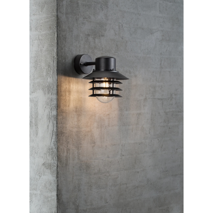 Nordlux - Außenwandleuchte VEJERS 1xE27/60W/230V IP54 schwarz