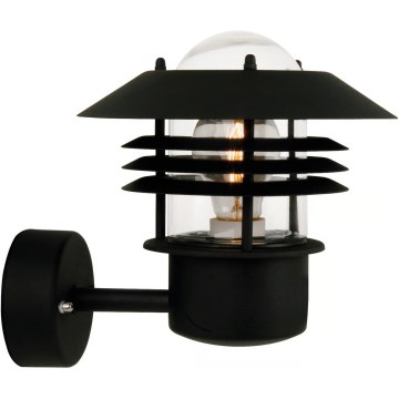 Nordlux - Außenwandleuchte VEJERS 1xE27/60W/230V IP54 schwarz